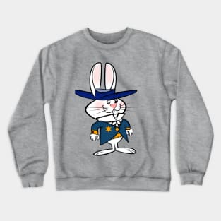 Sheirff R Rabbit is on duty Crewneck Sweatshirt